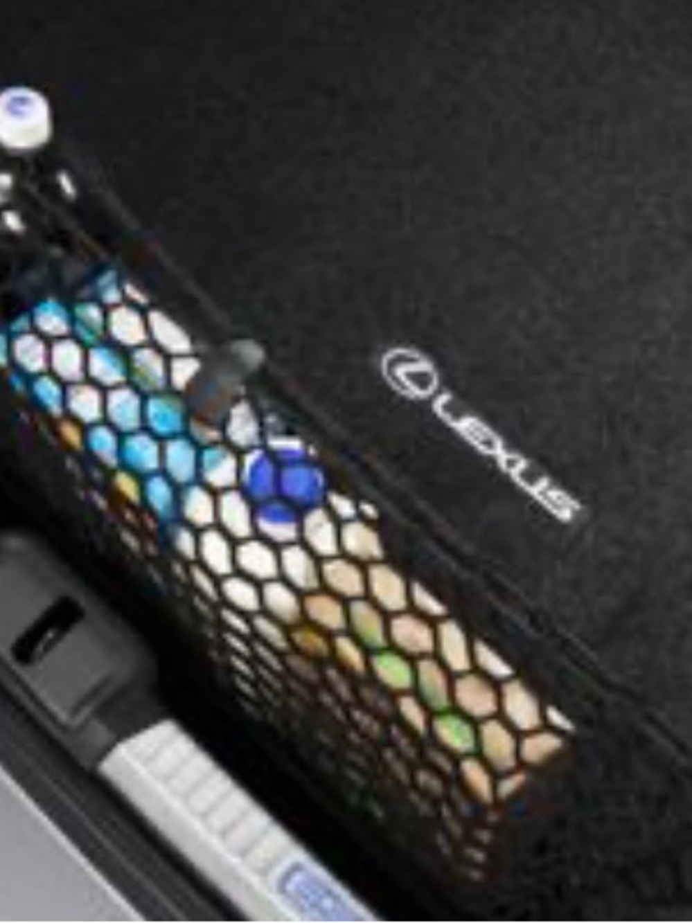 Lexus Black Trunk Cargo Net Organizer